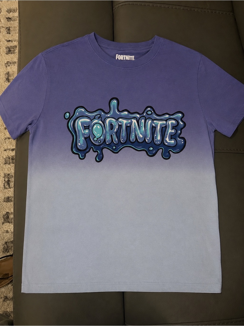 Fortnite Boys' Purple Ombre Logo Tee